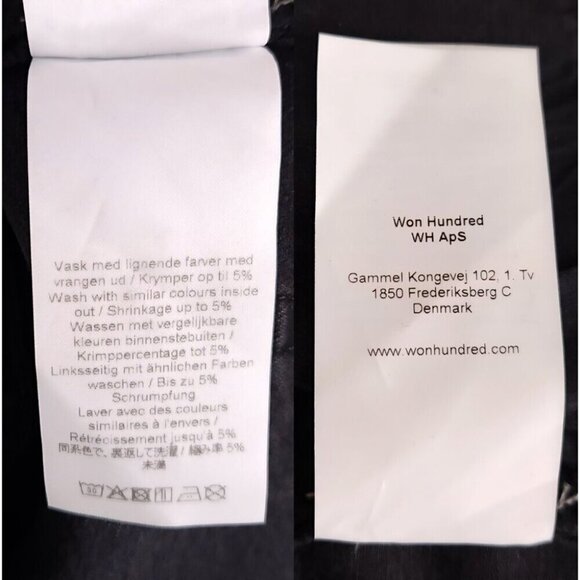 Won Hundred Marilyn B Jeans Size 30/32 US 8 Womens Gray $180 - Picture 14 of 16